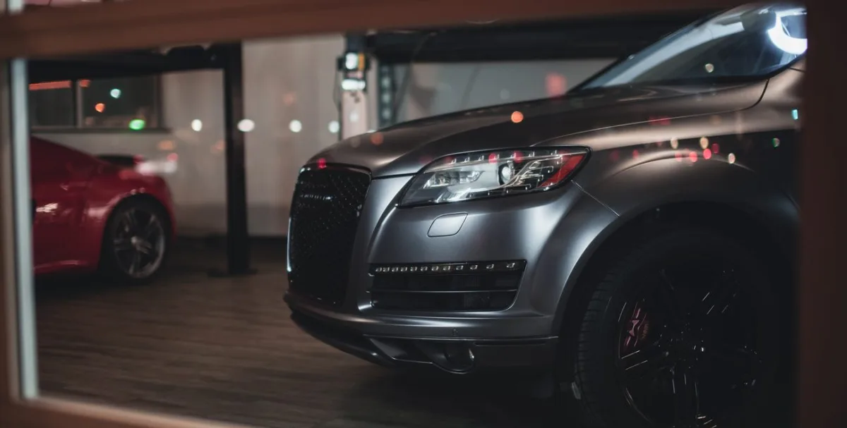 SUV with fresh ceramic window tint